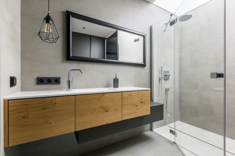 Contemporary vanity area